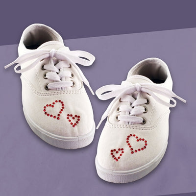 Crystal Heart Shoes