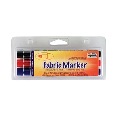 MARVY® FABRIC MARKER CHISEL TIP SETS MARVY® FABRIC MARKER CHISEL TIP SETS
