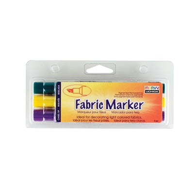 MARVY® FABRIC MARKER CHISEL TIP - TROPICAL SET