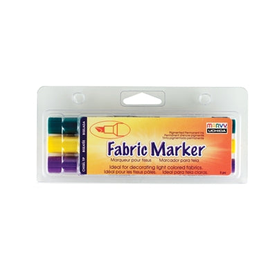 MARVY® FABRIC MARKER CHISEL TIP - TROPICAL SET MARVY® FABRIC MARKER CHISEL TIP - TROPICAL SET