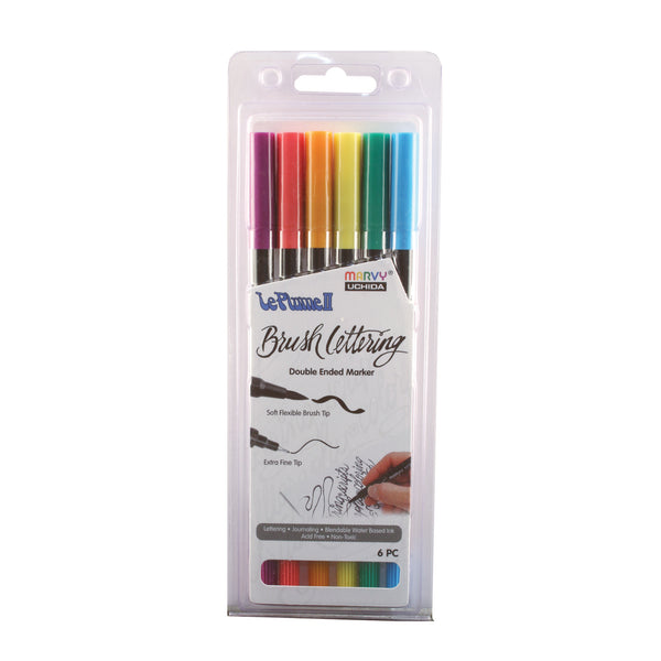 BRUSH LETTERING LE PLUME II 6 PIECE BOLD SET BRUSH LETTERING LE PLUME II 6 PIECE BOLD SET