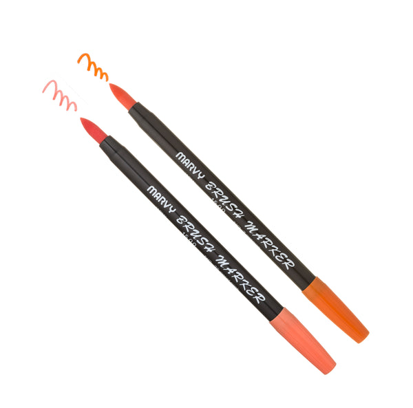 BRUSH MARKER - ORANGES BRUSH MARKER - ORANGES