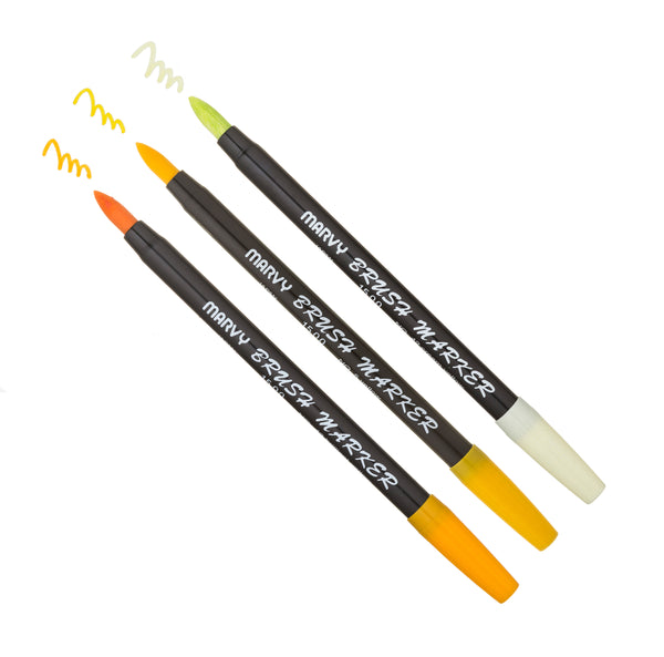 BRUSH MARKER - YELLOWS BRUSH MARKER - YELLOWS