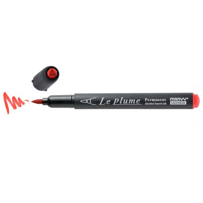 LE PLUME PERMANENT MARKERS - REDS