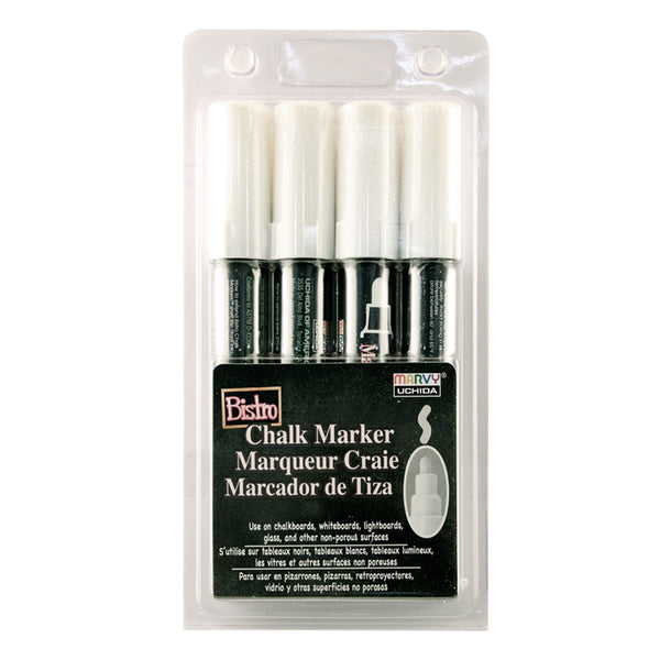 BISTRO CHALK MARKER BROAD TIP SET 4W BISTRO CHALK MARKER BROAD TIP SET 4W