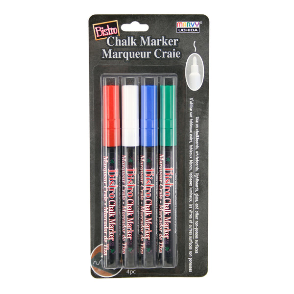 BISTRO CHALK MARKER FINE POINT SET 4E BISTRO CHALK MARKER FINE POINT SET 4E