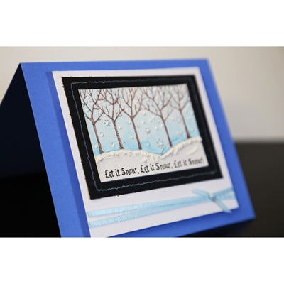 Let It Snow Handmade Card - Snow Marker Idea