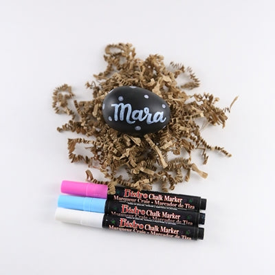 Marvy Uchida Broad Tip Chalk Markers, Set 4D, 4 Colors Per Pack, 8PK 4804B