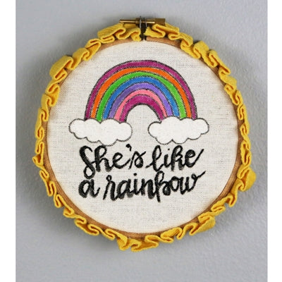 Fun Painted Embroidery Hoop