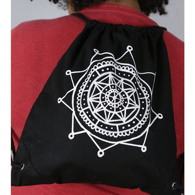 Easy Mandala Backpack With Fabric Markers