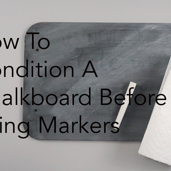 How to Season a Chalkboard