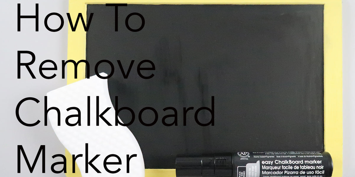 How to Erase Chalkboard Markers — Marvy Uchida