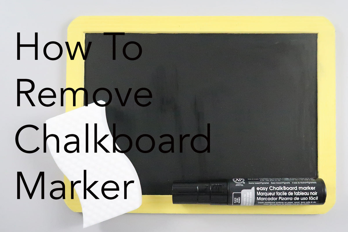 How to Erase Chalkboard Markers — Marvy Uchida