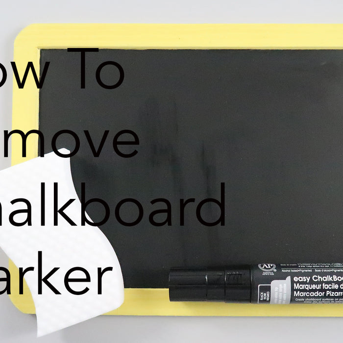 How to Erase Chalkboard Markers