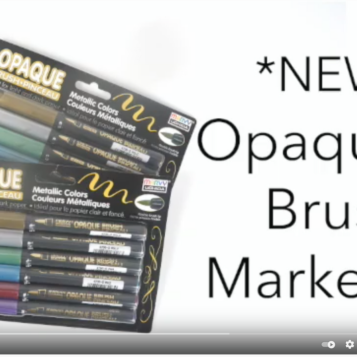 Opaque Brush Markers