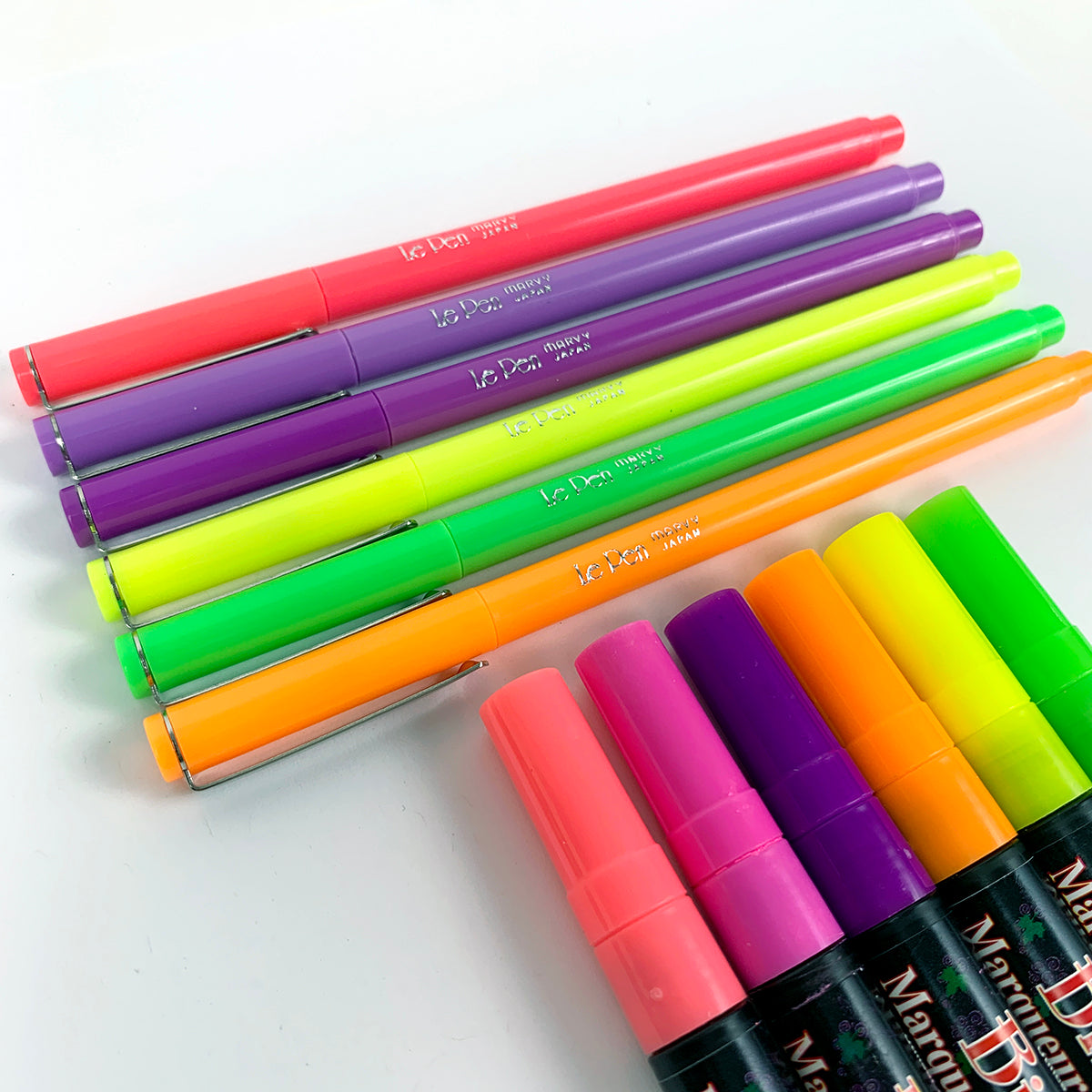 Neon and Fluorescent Markers