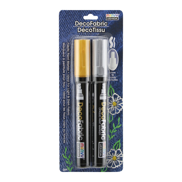 DECOFABRIC 2 PC METALLIC SET