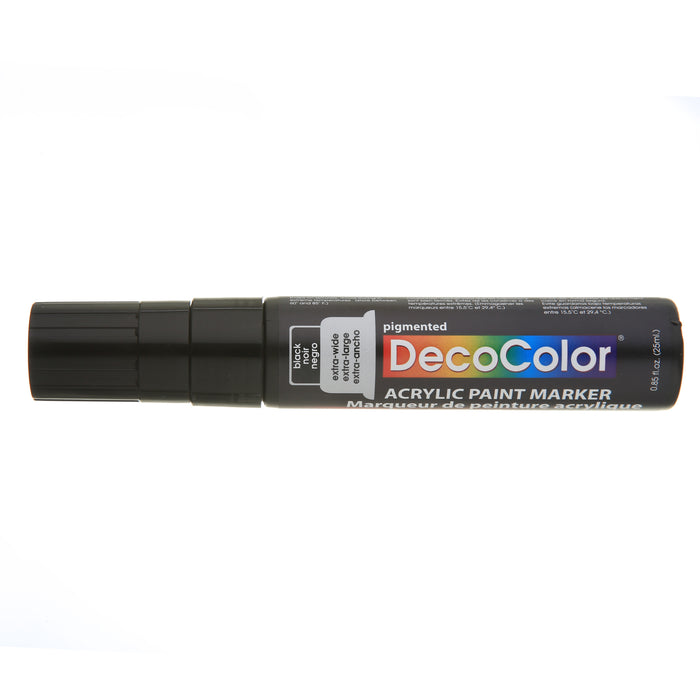 Decocolor, Paint Marker, Black Ink, Black Gloss Ink, Opaque Marker,  Permanent Marker, Oil Based Paint Marker, Extra Fine Point -  Sweden
