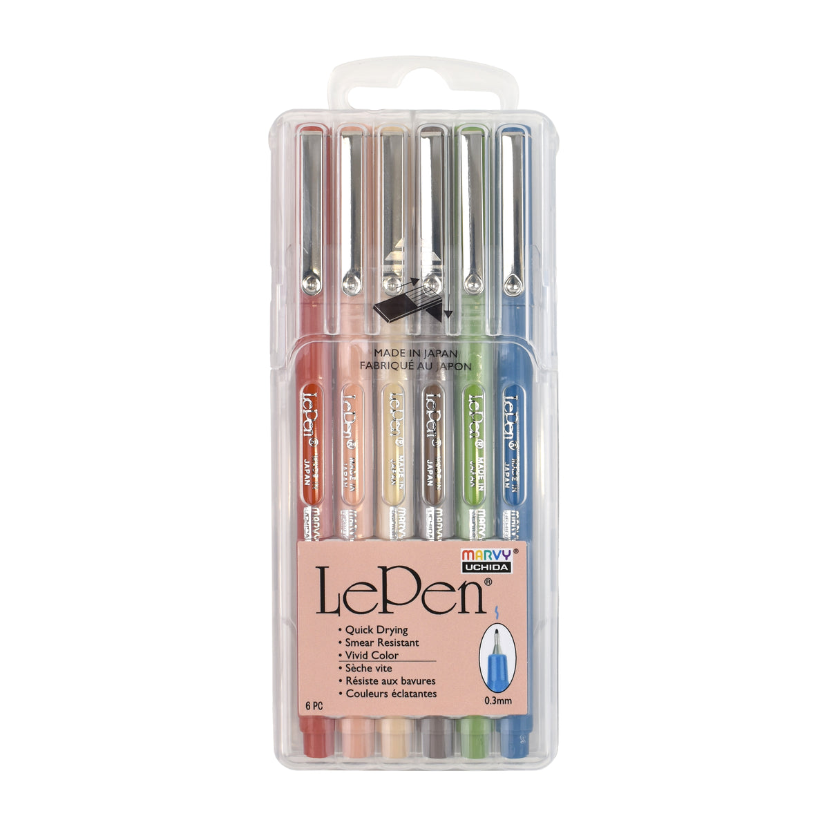 LE PEN EARTH TONE SET — Marvy Uchida
