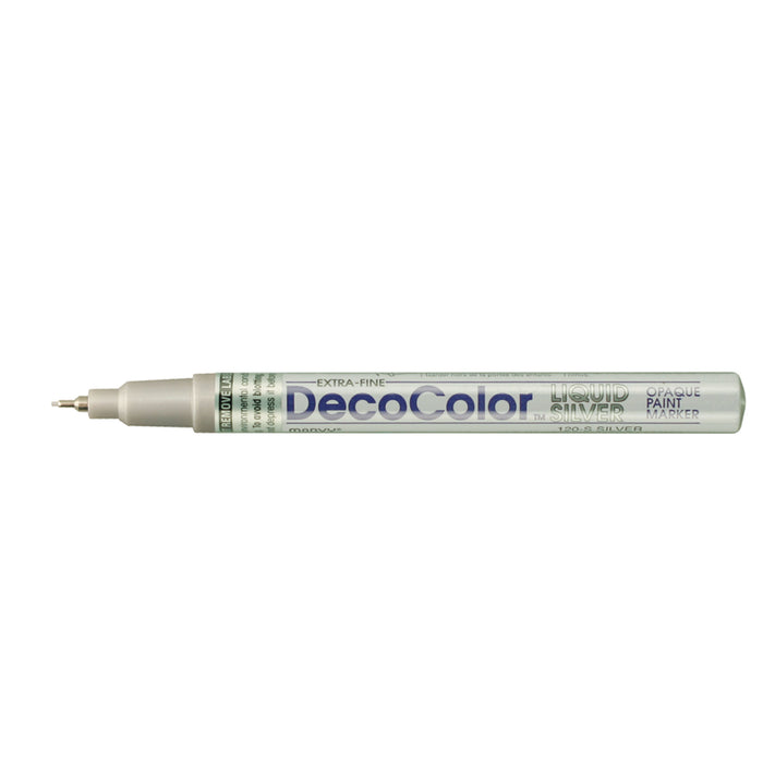 Uchida 300-C-SLV Marvy Deco Color Broad Point Paint Marker, Silver