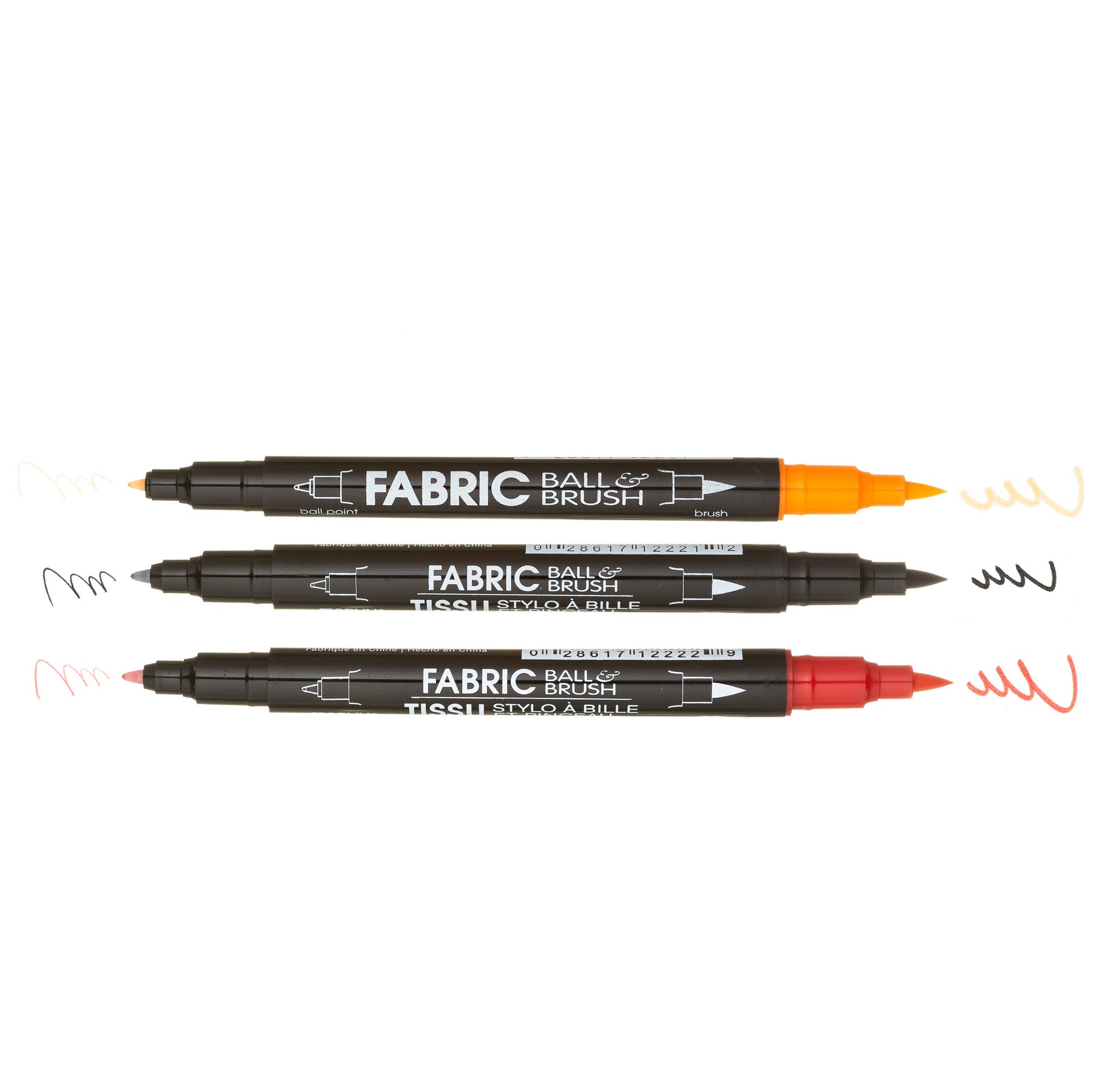 FABRIC BALL AND BRUSH 3 PIECE SET A