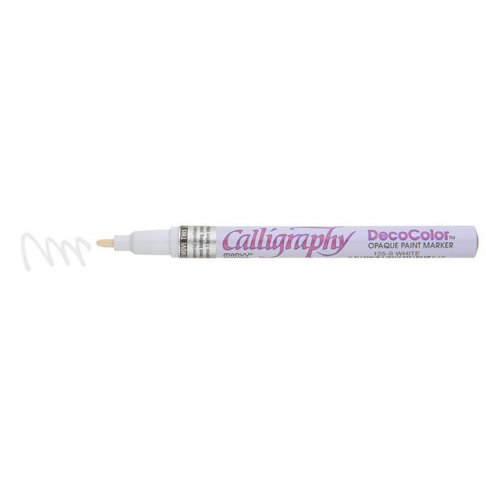 DecoColor Calligraphy Opaque Paint Marker Set 2mm 3/Pkg-Gold, Silver &  White, 1 count - Pay Less Super Markets