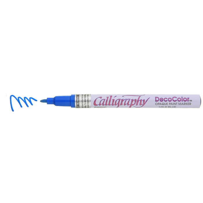 thumbnail image 2 of Uchida Calligraphy Paint Marker Set - Gold, Silver, White 3-Pack With 2mm Nib 2 of 12