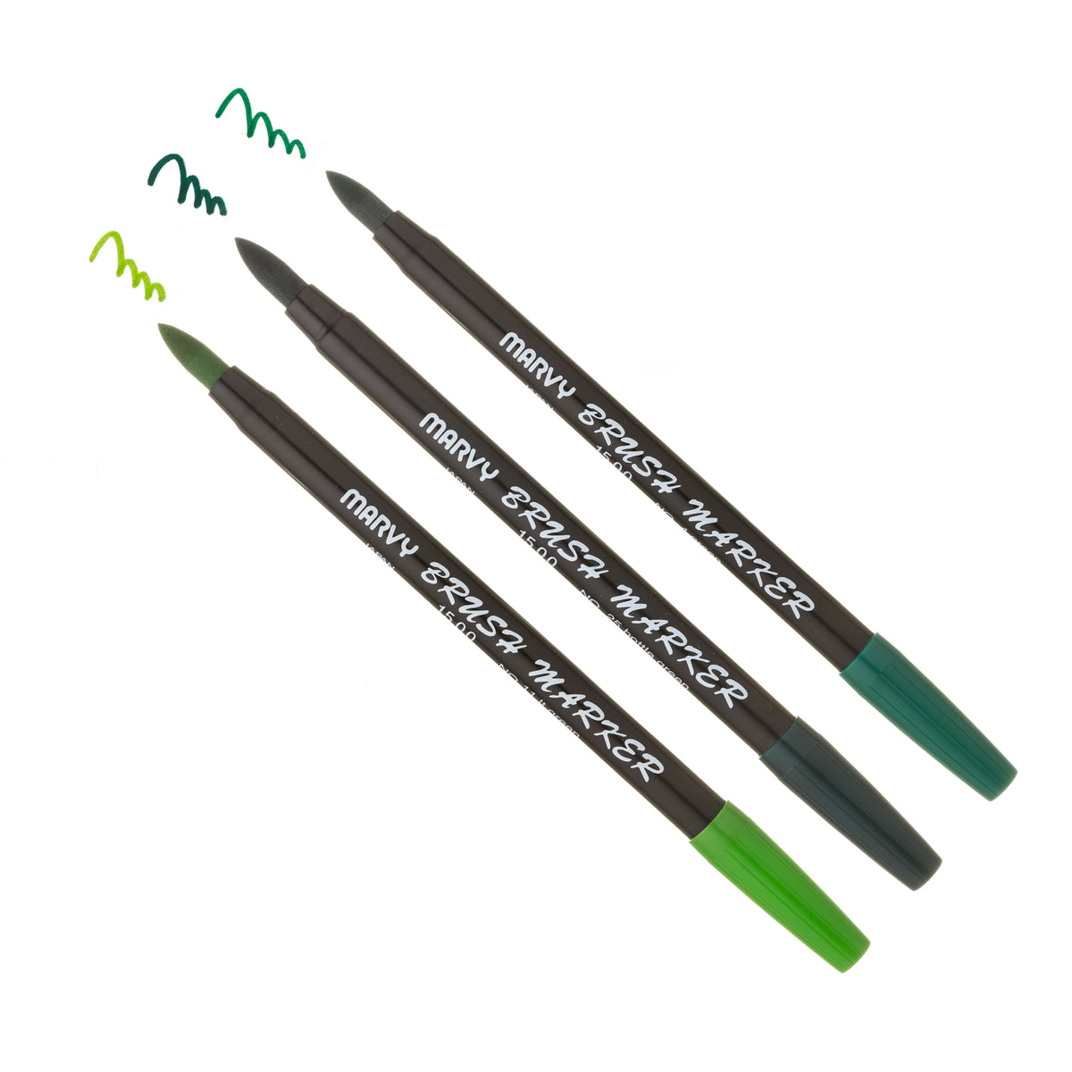 Marvy Color In Markers- Brush Tip- Natural Set of 4 (4400B-4D)