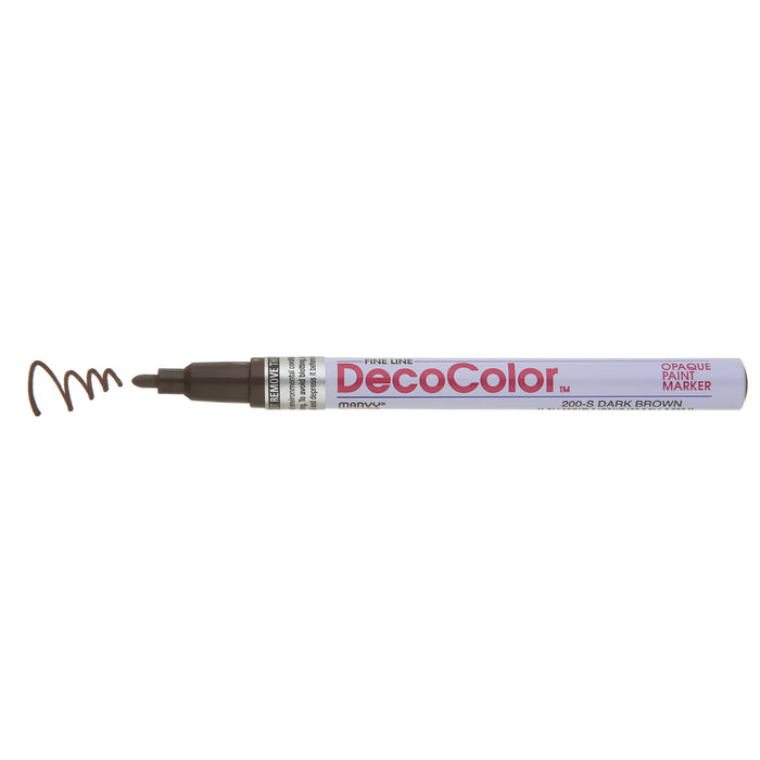 Uchida DecoColor Paint Marker, Fine, Black 