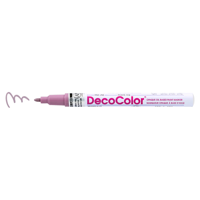 Marvy Uchida Decocolor Fine Paint Marker Set/6 Pastel 