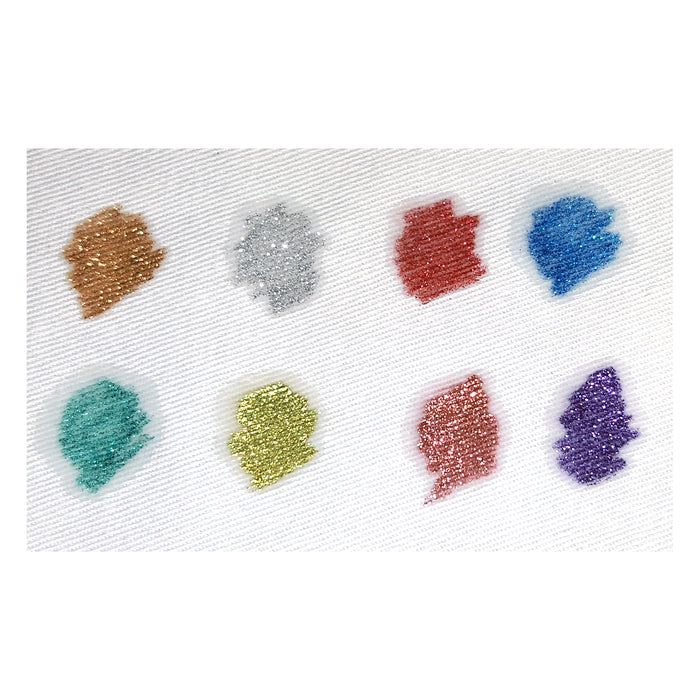  VAMOSEEHI Glitter Markers, 12 Colors Premium Metallic