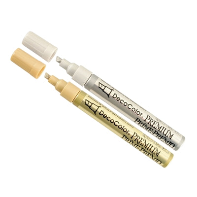 DecoColor Calligraphy Opaque Paint Marker Set 2mm 3/Pkg-Gold, Silver &  White, 1 count - Pay Less Super Markets