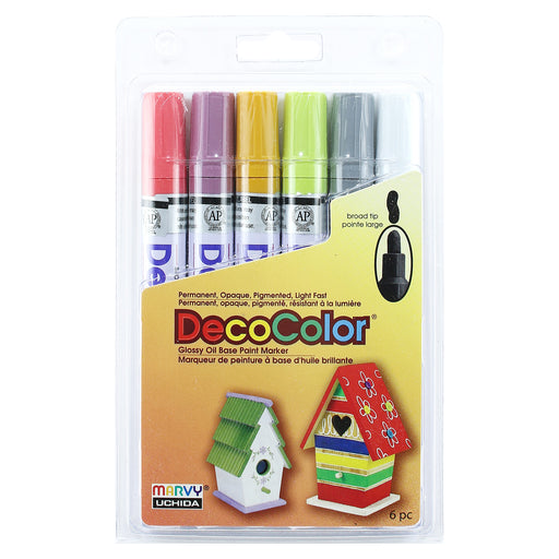 12 Pack: DecoColor® Extra Fine Tip Black Acrylic Paint Marker