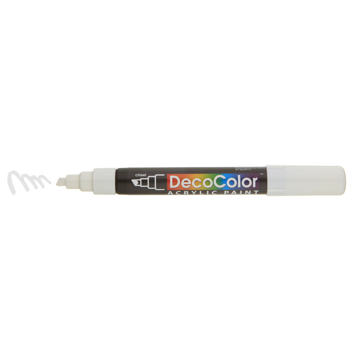 Paint Marker Chisel Tip Silver