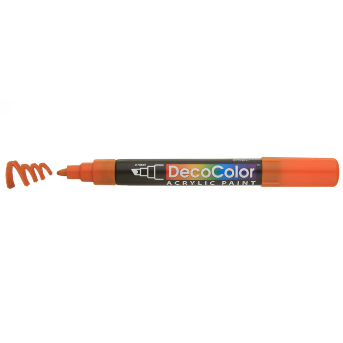 Marvy Uchida DecoColor Paint Marker, Acrylic, Opaque Formula - 4 paint markers