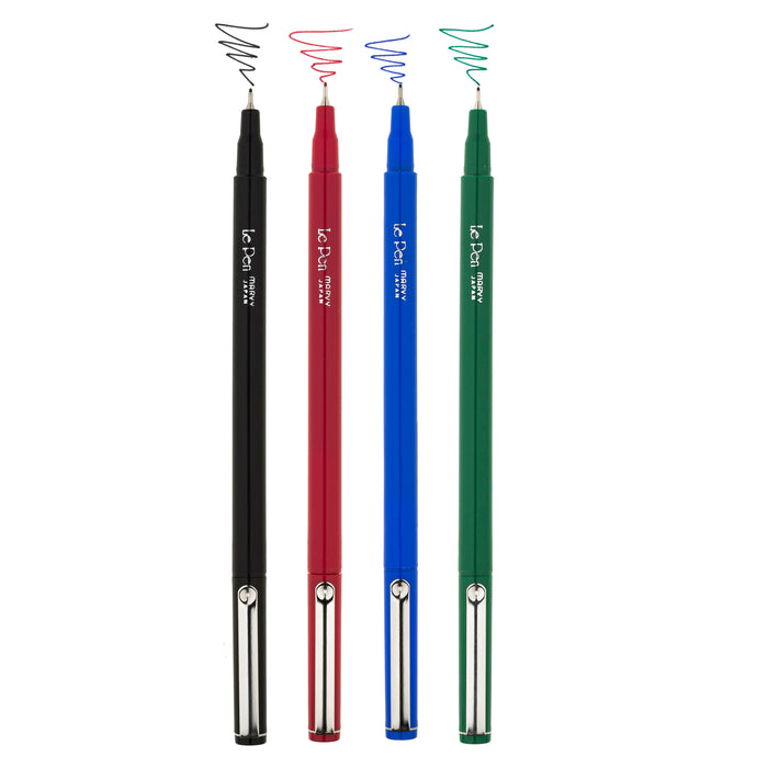 4-piece Le Pen Drawing Pen Set @ Raw Materials Art Supplies