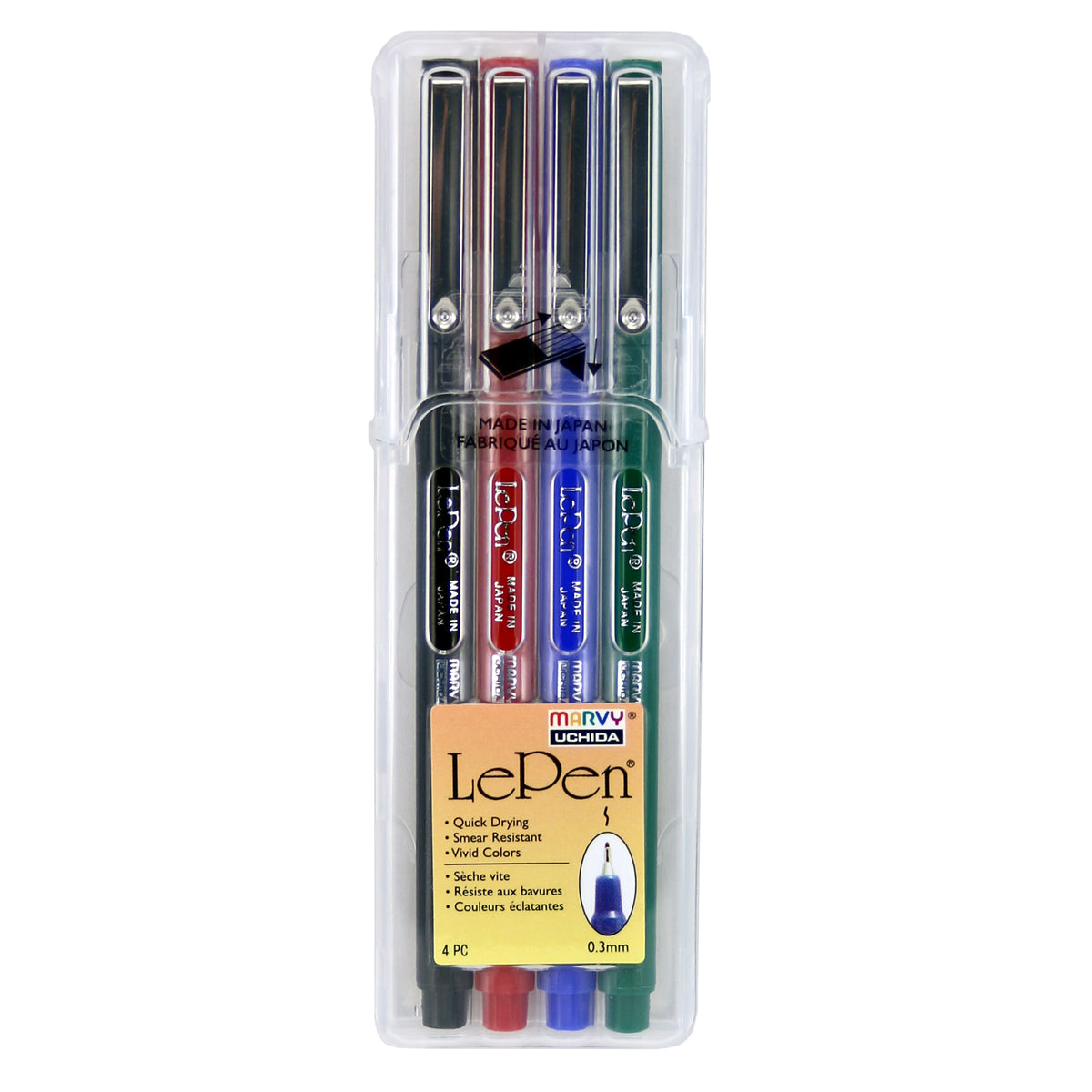 LE PEN 4 PIECE PRIMARY SET — Marvy Uchida