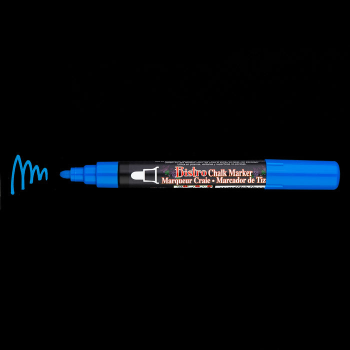 Chalkola chk_5_blue_markers 5 Blue Chalkboard Chalk Pens - Blue