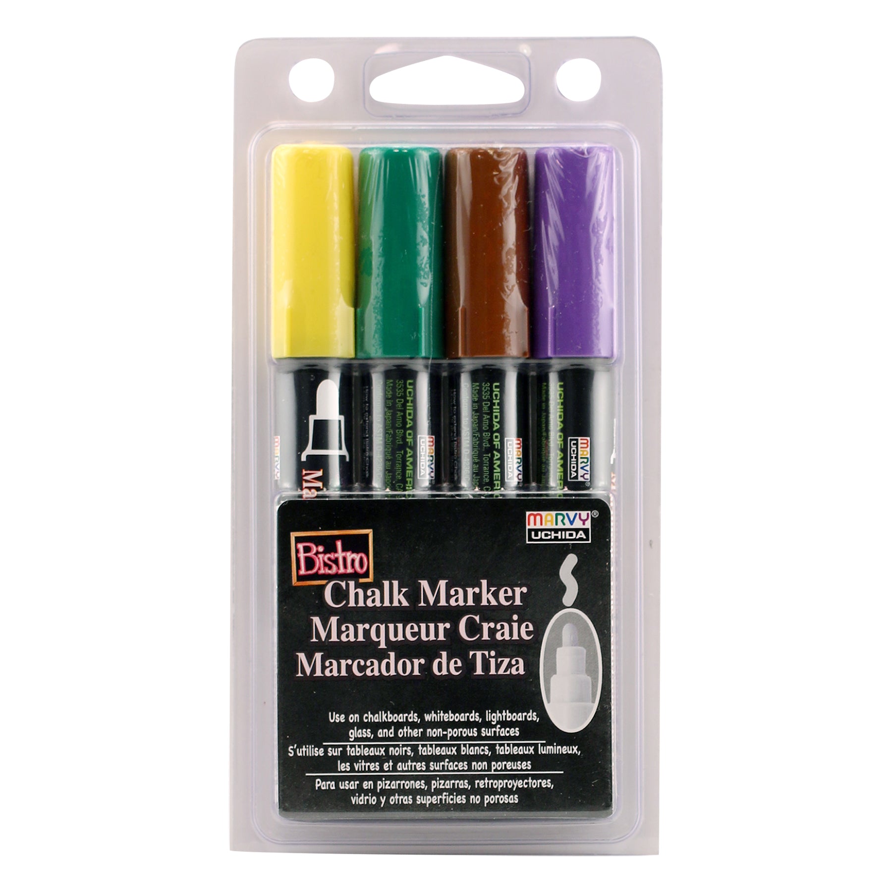 Uchida 4-Pack Bistro Fine Tip Chalk Markers – Good's Store Online