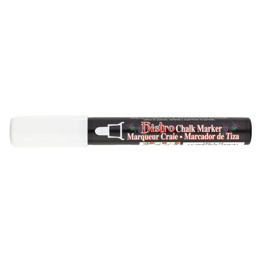 White Jumbo Chalk Markers - 15mm Window Markers | Pack of 2 White Pens - Use on Cars, Chalkboard, Whiteboard, Blackboard, Glass, Bistro | Loved by Tea