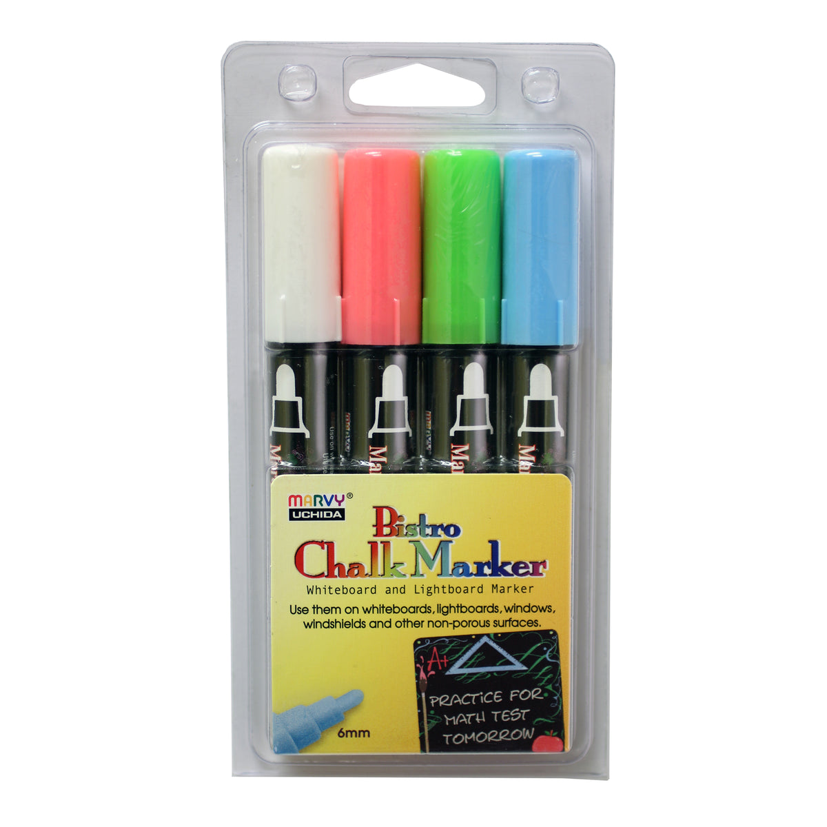 BISTRO CHALK MARKER BROAD TIP SET 4ED — Marvy Uchida