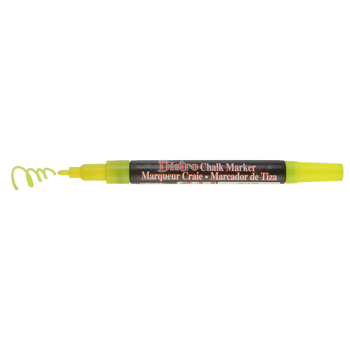 Uchida Bistro Chalk Marker Chisel Tip-Fluorescent Green