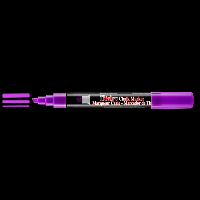 Marvy® Uchida Bistro Chalk Markers, Fine Point, Fluorescent, Set Of 4  Markers