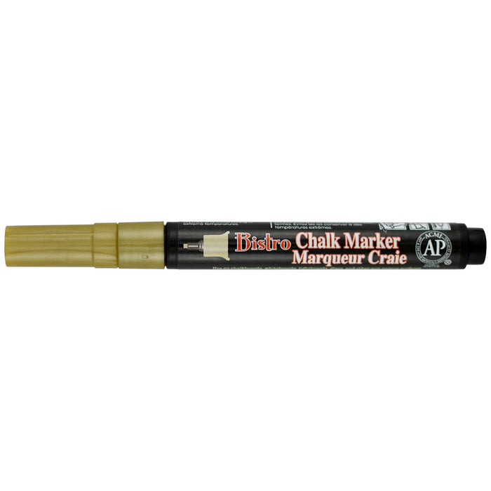 Bistro Chalk Markers, Fine Tip 4-Color Set, Metallic - UCH4824M, Uchida Of  America, Corp