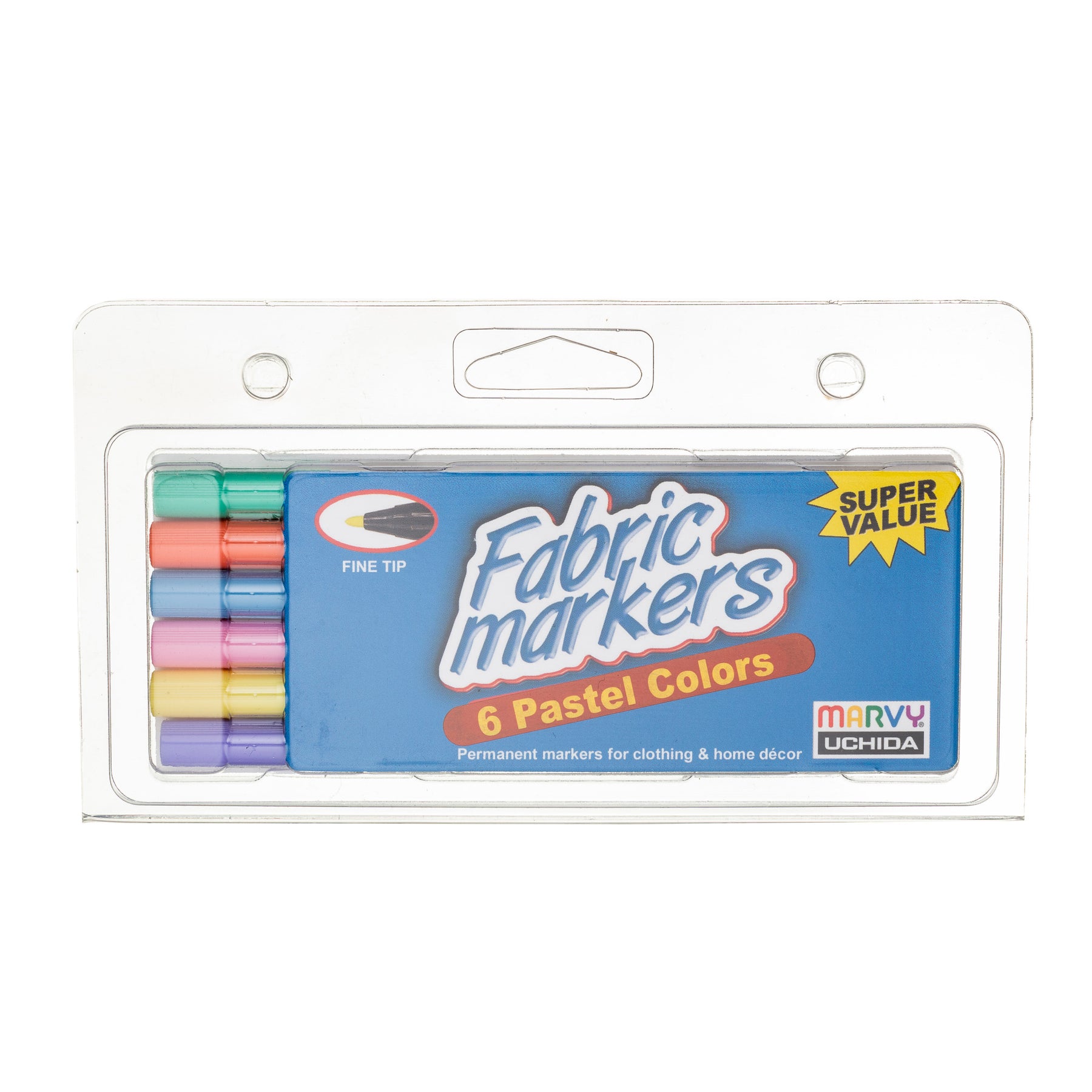 20 Unique Pastel Colors Dual Tip Fabric & T-Shirt Marker Set - Double-Ended  Fabric Markers with Chisel Point and Fine Point Tips - Bold Permanent Ink