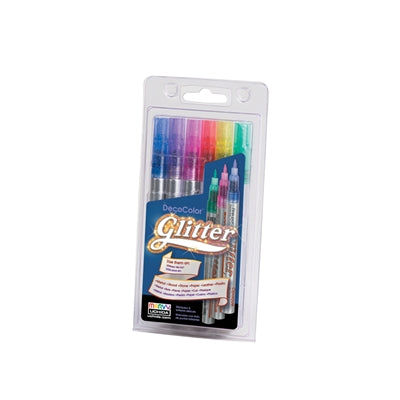 Inc Glitter Markers 18 Assorted Colors for Kids Gift Non-Toxic Water Based Glitt