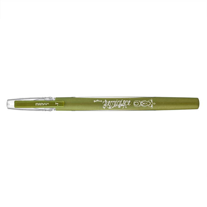 Uchida Marvy Ball Point Gel Excel Reminisce Opaque Pen Set – 4-Pack Gel Pens For Scrapbooking & Writing