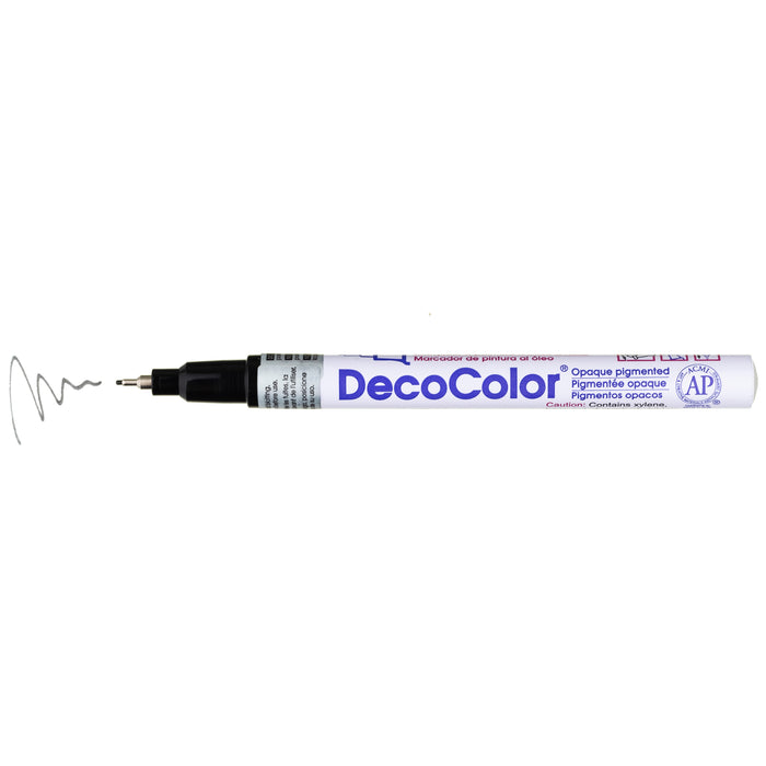 Marvy Uchida DecoColor Paint Markers 6 Oil Pens Bold Point Pastels 300-6B