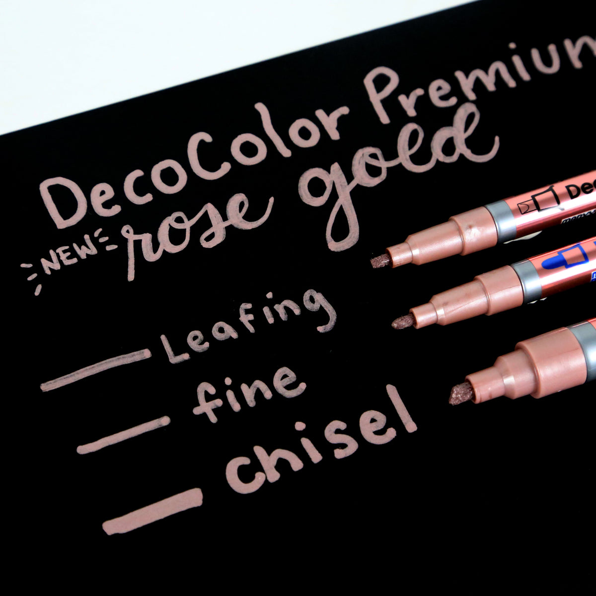 DECOCOLOR® PREMIUM CHISEL TIP ROSE GOLD — Marvy Uchida